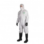 Одноразовая одежда Комбинезон с капюш SafeGard76 белый р-р М (ES428)