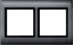 Merten  Rahmen Abdeckung Aquadesign Anthrazit 4012