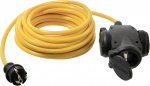 as - Schwabe 61453 Strom Verlaengerungskabel   Gelb