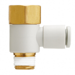 KQ2VF10-03AP SMC KQ2VF, One-touch Fitting White Color - Universal Female Elbow