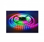 Лента светодиодная герметичная гибкая ULS-5050-60LED/m-10mm-IP65-DC12V-14.4W/m-5M-RGB на самоклеящейся основе IP65 угол излучения 120град. мультиколор 14.4Вт/м (уп.5м) Uniel 04878
