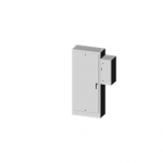 SCE-90XD4018SS Saginaw 1DR XD Enclosure / #4 brushed finish on all exterior surfaces. Sub-panels are powder coated white.