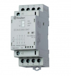 Контактор модульный 4NO 25А AgSnO2 230В АС/DC 35мм IP20 опции: мех. индикатор + LED FINDER 223402304320PAS