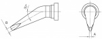 Weller Professional LT-BX Loetspitze Meisselform, ge