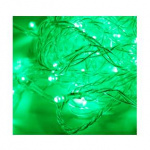 Гирлянда 8.8м (7.3+1.5) 80LED зел. прозр. провод 8 режимов мигания IP20 зел. Космос KOC_GIR80LED_G