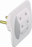 Kopp 1749.0200.5 3fach Steckdosen-Verteiler Weiss