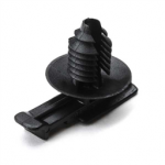 155-32602 HellermannTyton Connector Clip; Hole Dia. 6.5-7.0mm; Panel 0.75-5.0mm/ PA66HIRHS; Black; 500/Pack