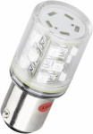 Barthelme LED-Lampe BA15D  Rot 12 V/DC, 12 V/AC