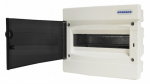 BK080001 Schrack Technik UP-Wohnungsverteiler 1-reihig, 12TE, transparente Tür