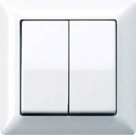 Jung 1fach Einsatz Taster  Creme AS590-5