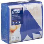 Салфетки Tork LinStyle Premium (39х39, синие) 50шт/уп 478856