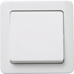 GAO  Einsatz Taster Nova Aufputz Weiss 0326