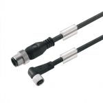 9456670300 Weidmueller Sensor-actuator Cable (assembled) / Sensor-actuator Cable (assembled), Connecting line, M12 / M8, No. of poles: 4, Cable length: 3 m, pin, straight - socket, 90°