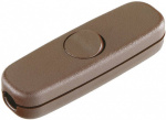interBaer 5055-009.01 Schnurschalter  Braun 1 x Aus