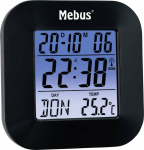 Mebus 51510 Funk Wecker Schwarz