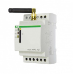 Реле дистанционного управления SIMply MAX Р01 (встроенный GSM-коммуникатор 2 вх. 2 вых. реле для дистанц. контроля состояния и управления удаленными объектами с помощью SMS 3 мод.; 230В AC IP20) F&F EA15.001.001