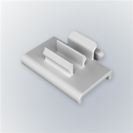 40801 Unex Unex label-holder profile support in U24X / Insulating material. / Easy mounting.